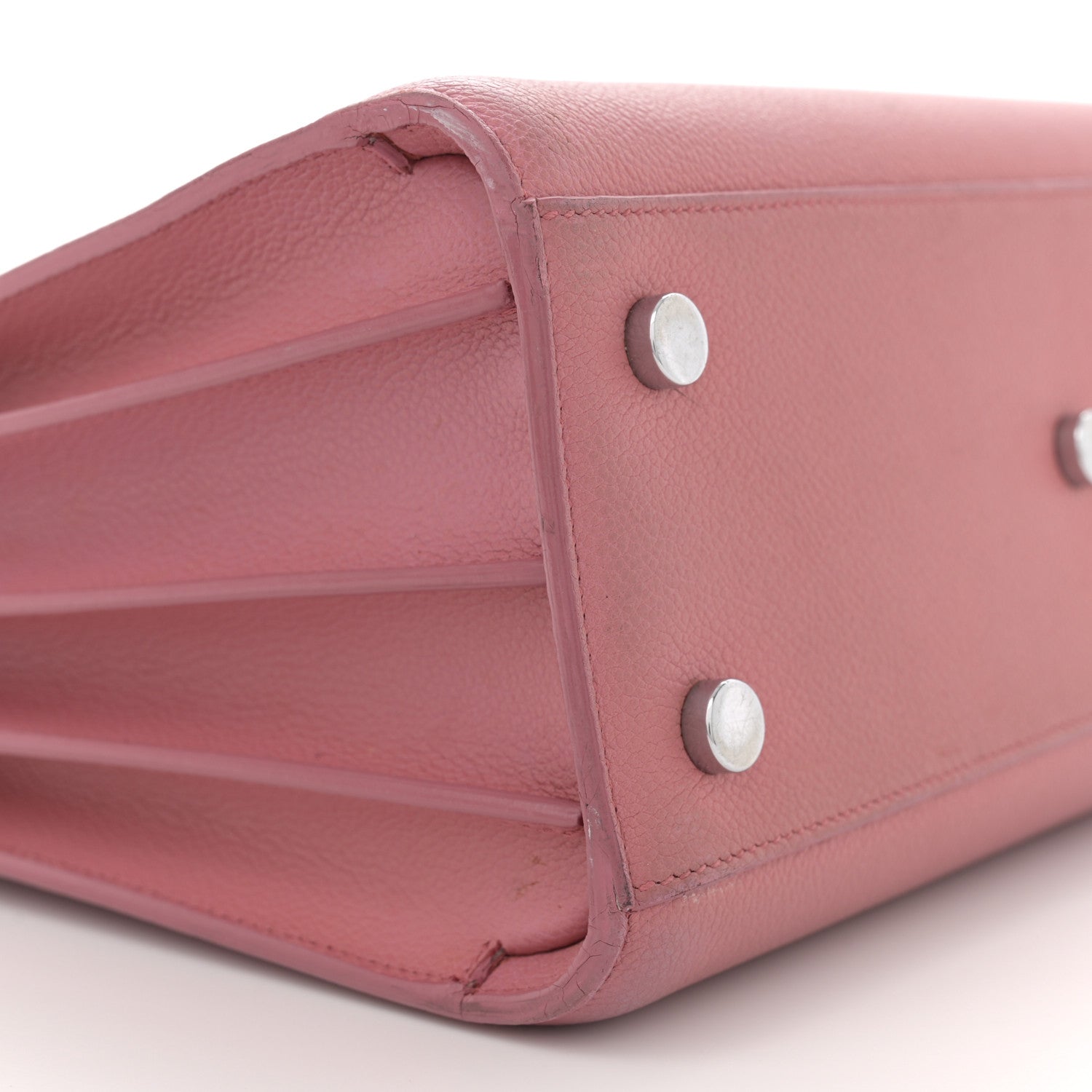 Saint Laurent Grained Calfskin Baby Sac De Jour Dark Rose 9 of 18