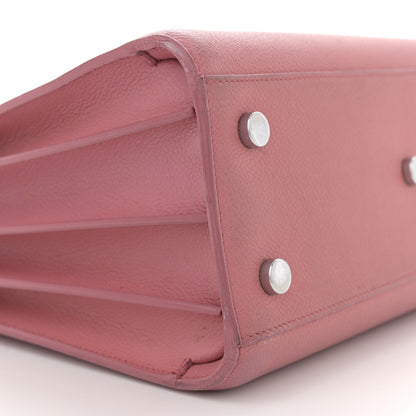 Saint Laurent Grained Calfskin Baby Sac De Jour Dark Rose 9 of 18