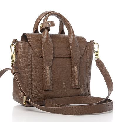 3.1 Phillip Lim Textured Calfskin Mini Pashli Satchel Taupe 3 of 13