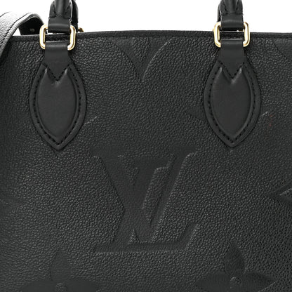 Louis Vuitton Empreinte Monogram Giant Onthego PM Black 7 of 10