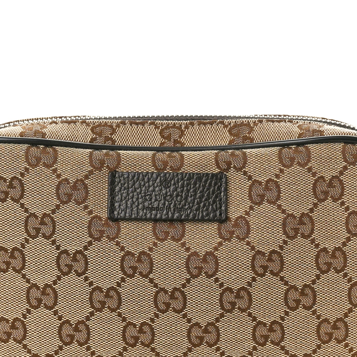 Gucci Monogram Belt Bag Dark Brown 8 of 10