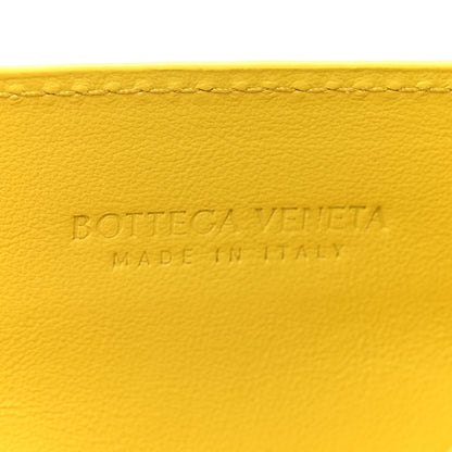 Bottega Veneta Nappa Intrecciato Card Holder Yellow Grey 6 of 8