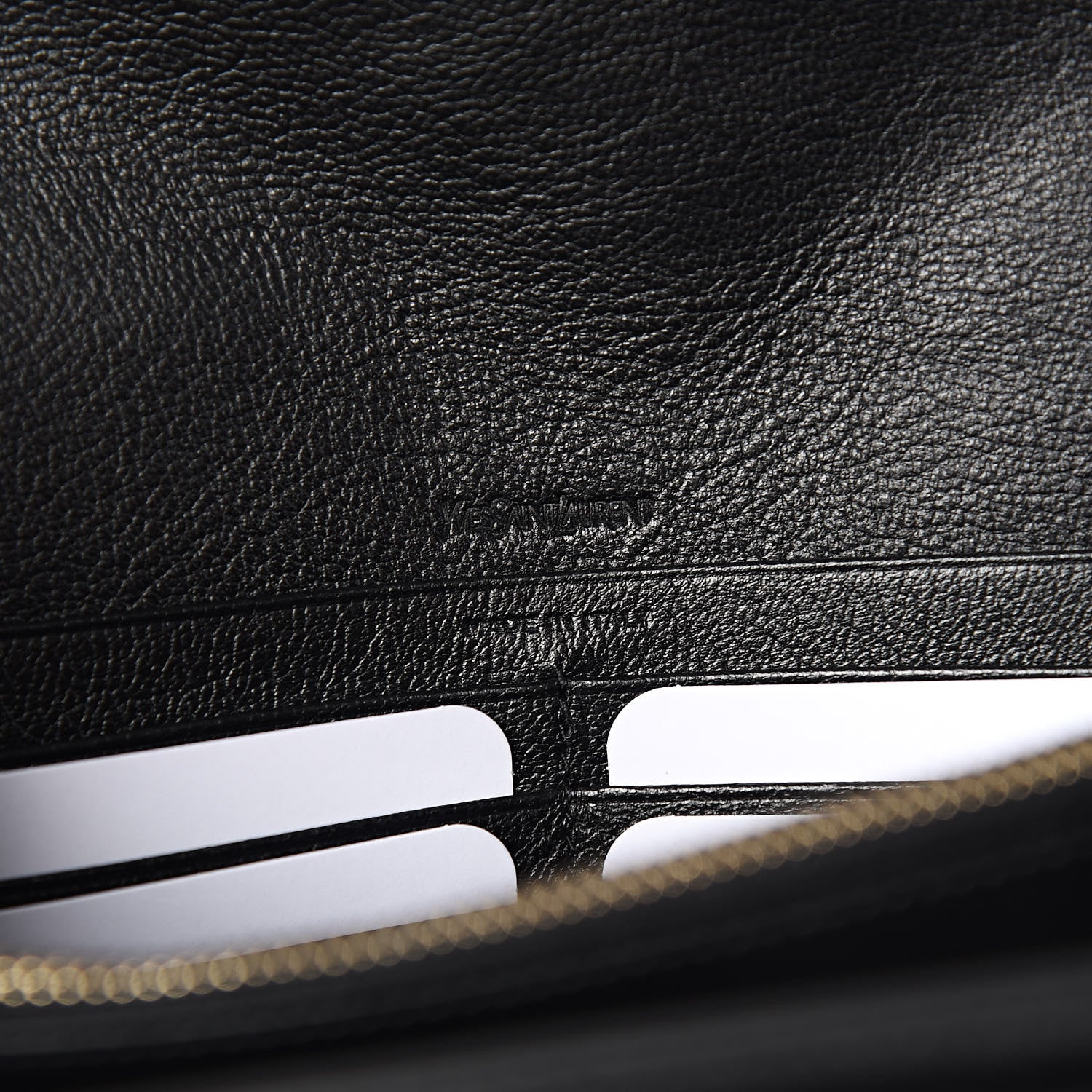 Saint Laurent Calfskin Monogram Belle de Jour Chain Clutch Black 7 of 12