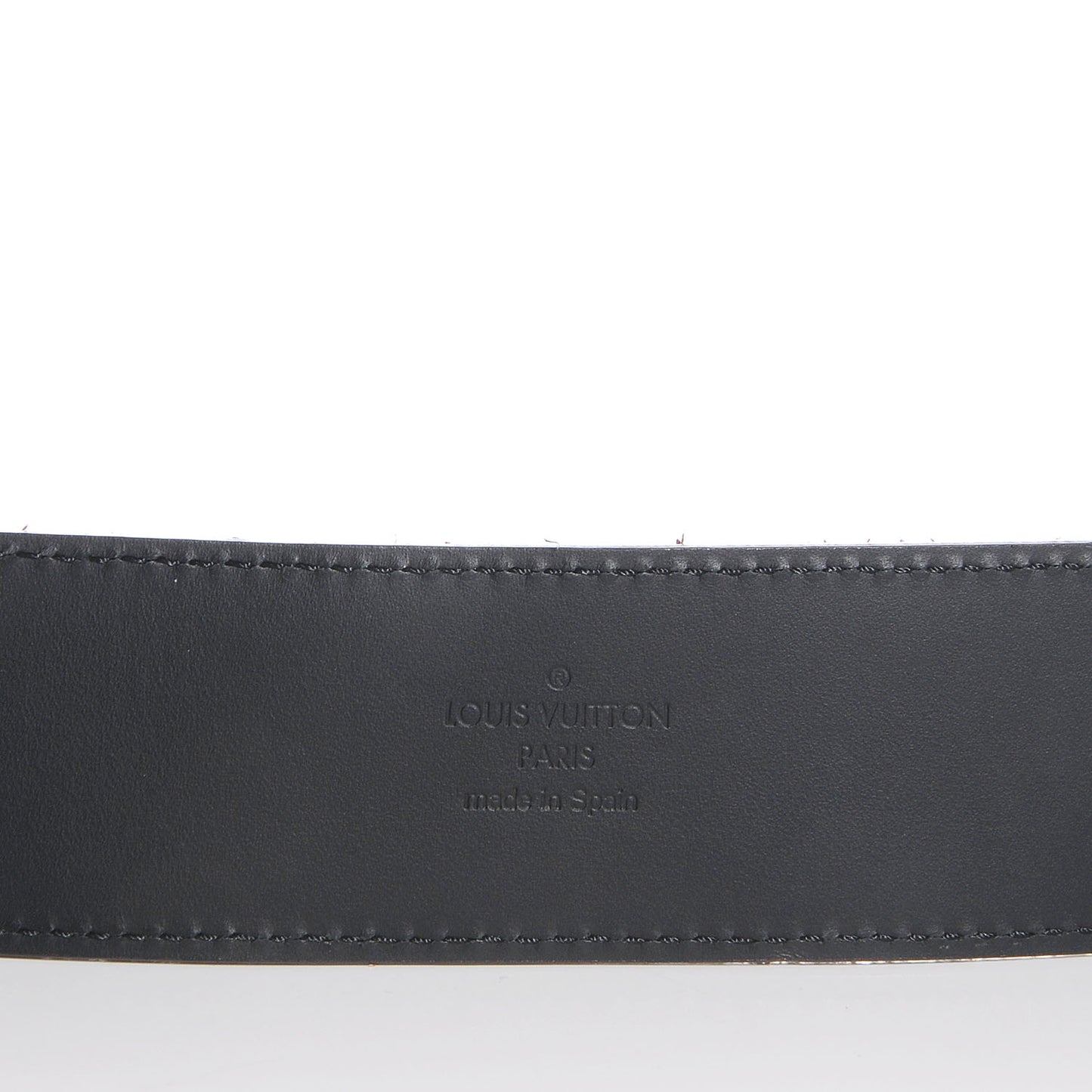 Suede Damier LV Initiales 40MM Belt 95 38 Moka