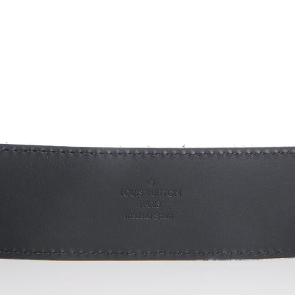 Louis Vuitton Suede Damier LV Initiales 40MM Belt 95 38 Moka 4 of 13
