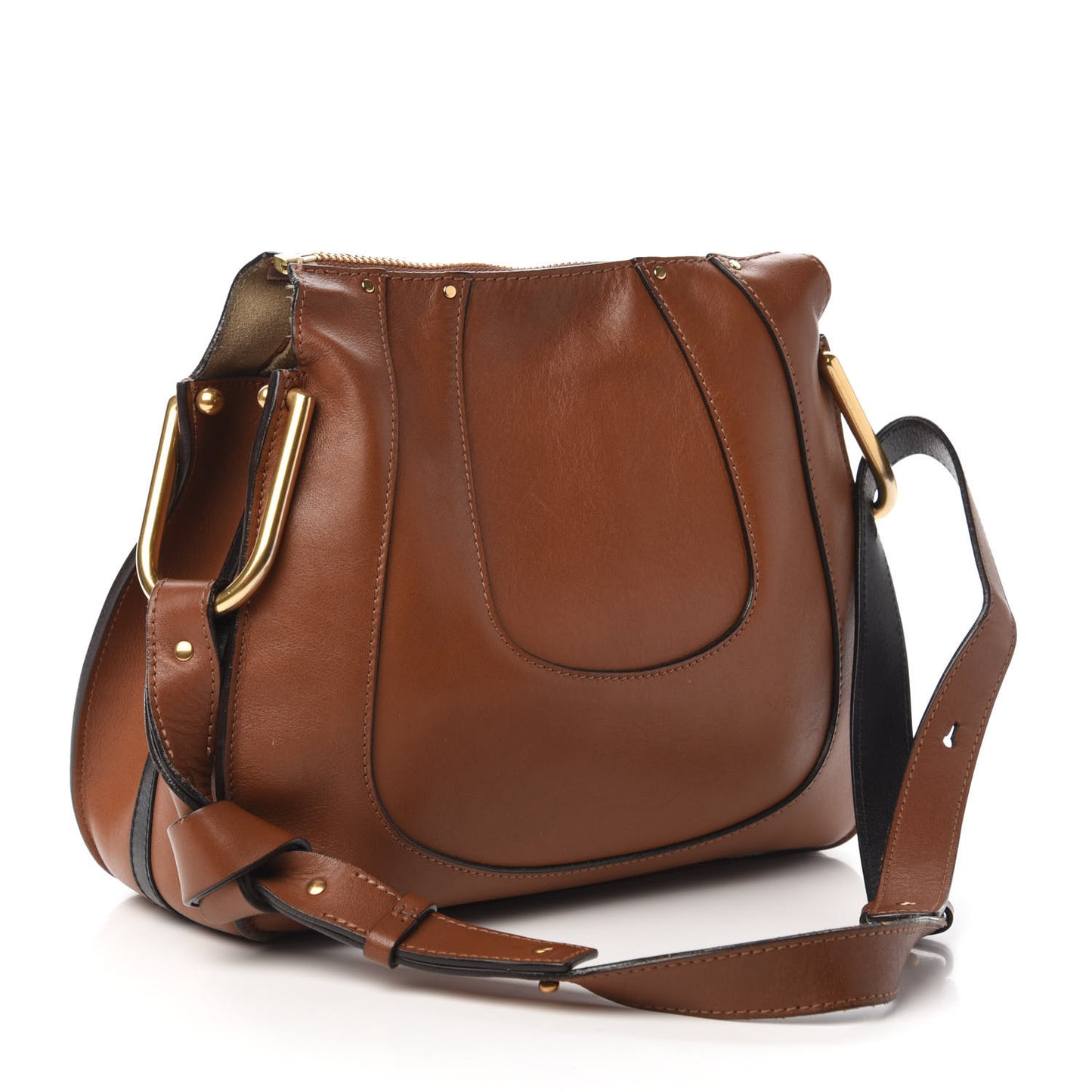 Calfskin Small Hayley Hobo Tan
