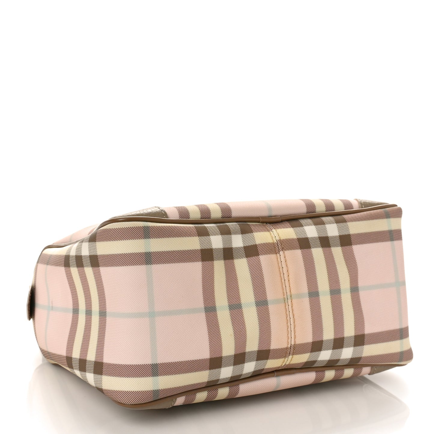 Candy Check Small Tote Pink