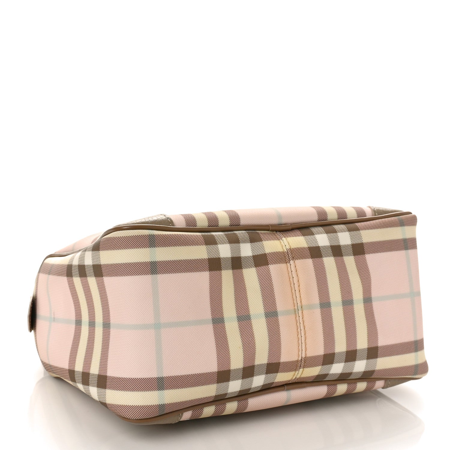 Burberry Candy Check Small Tote Pink 4 of 9