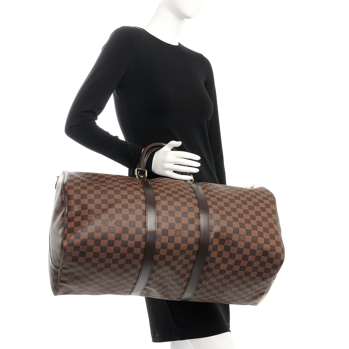 Damier Ebene Keepall Bandouliere 55