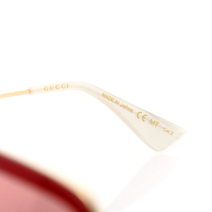 Gucci Acetate Oversize Square Frame GG0106S Sunglasses Red 5 of 6