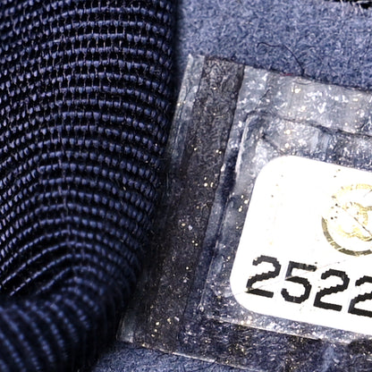 Chanel Caviar Quilted New Medium Boy Flap Dark Navy Blue 7 of 14