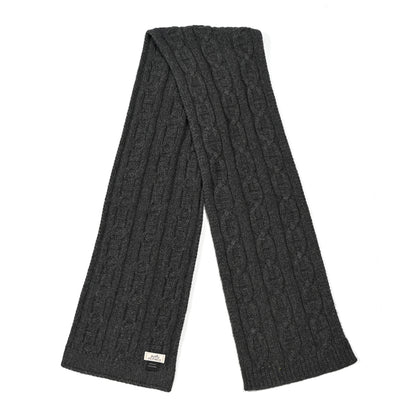 Hermes Cashmere Tri-Maillon Muffler Gris 2 of 3
