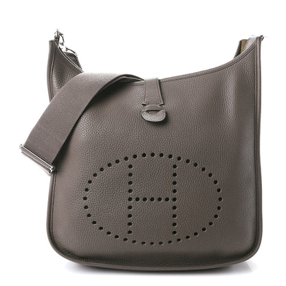 Hermes Taurillon Clemence Evelyne III GM Etain 1 of 10