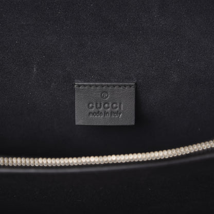 Gucci GG Supreme Monogram Crystal Medium Dionysus Shoulder Bag Black 5 of 10