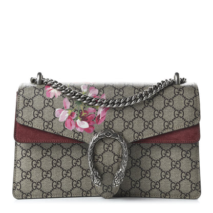 Gucci GG Supreme Monogram Blooms Small Dionysus Shoulder Bag Beige Multicolor Dry Rose 2 of 21