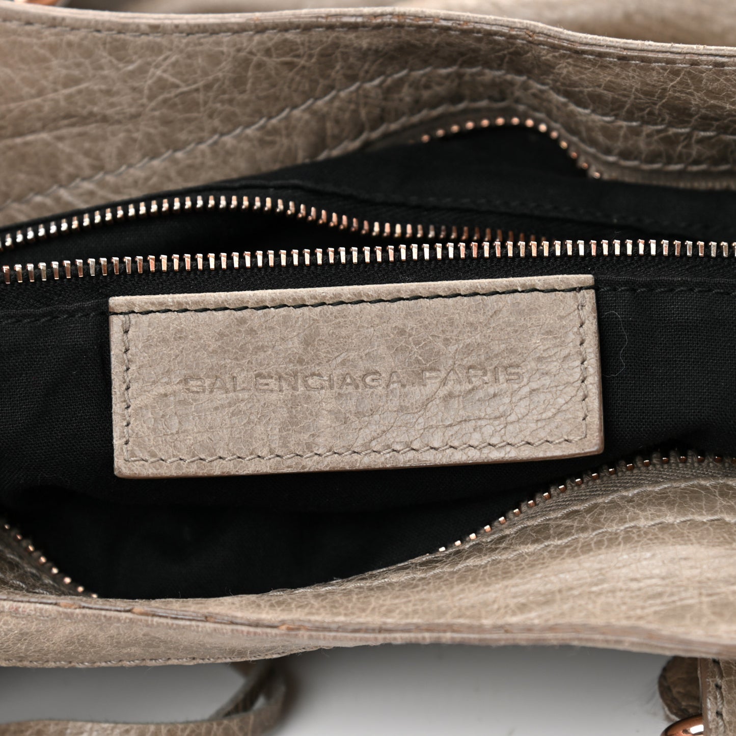 Agneau Giant 21 Rose Gold Hardware Velo Papyrus