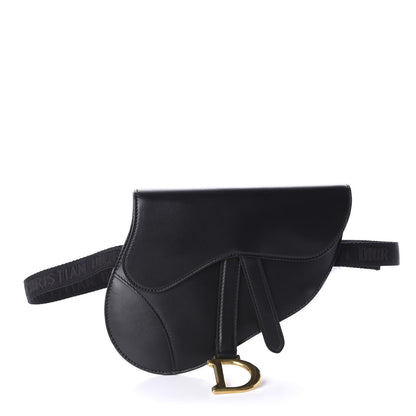 Christian Dior Calfskin Saddle Belt Bag Black 1 of 11