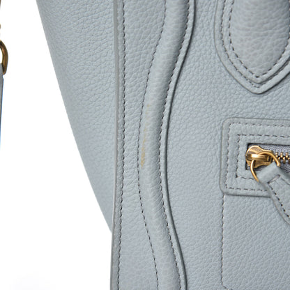 Celine Drummed Calfskin Nano Luggage Cloud 11 of 14