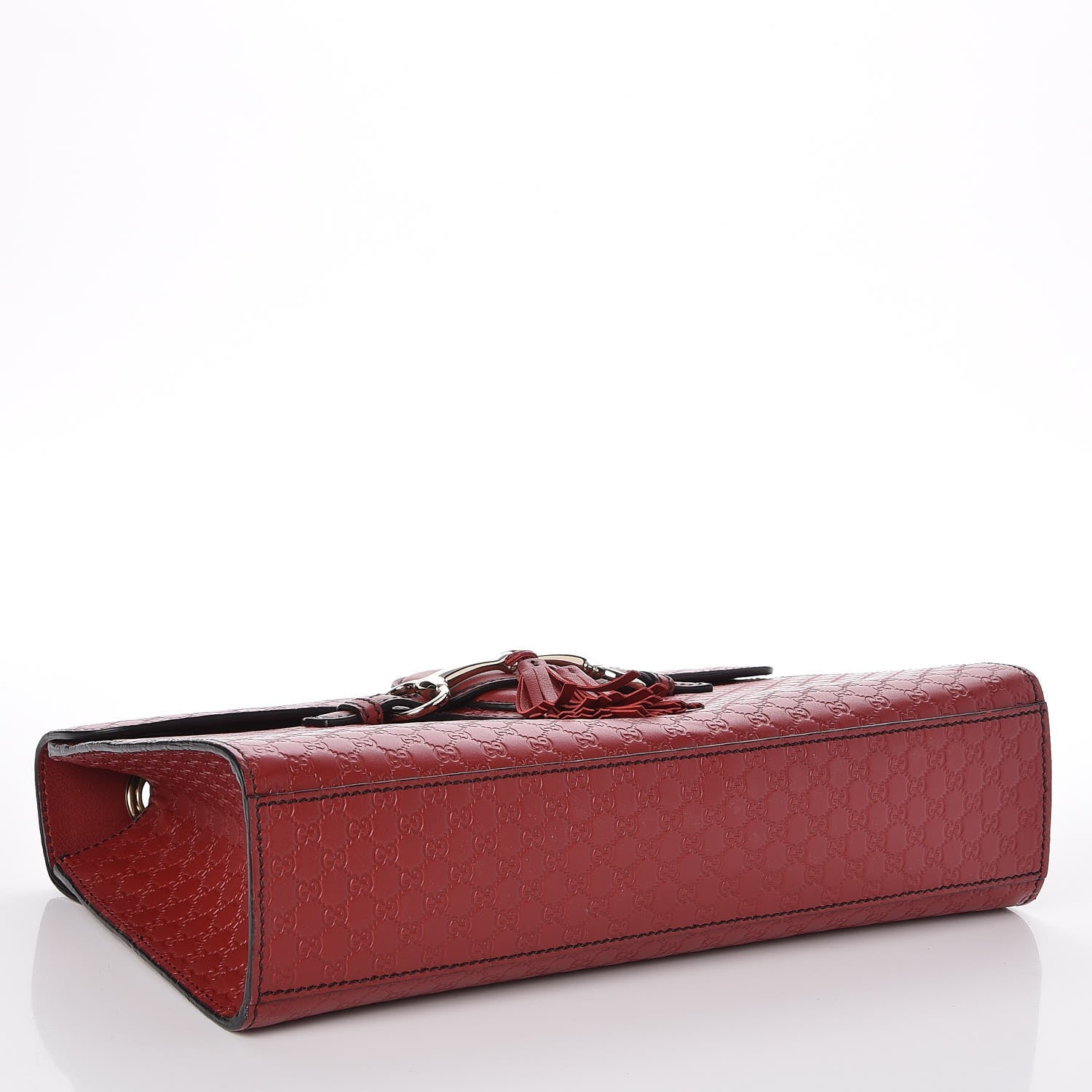 Gucci Microguccissima Medium Emily Chain Shoulder Bag Red 4 of 7