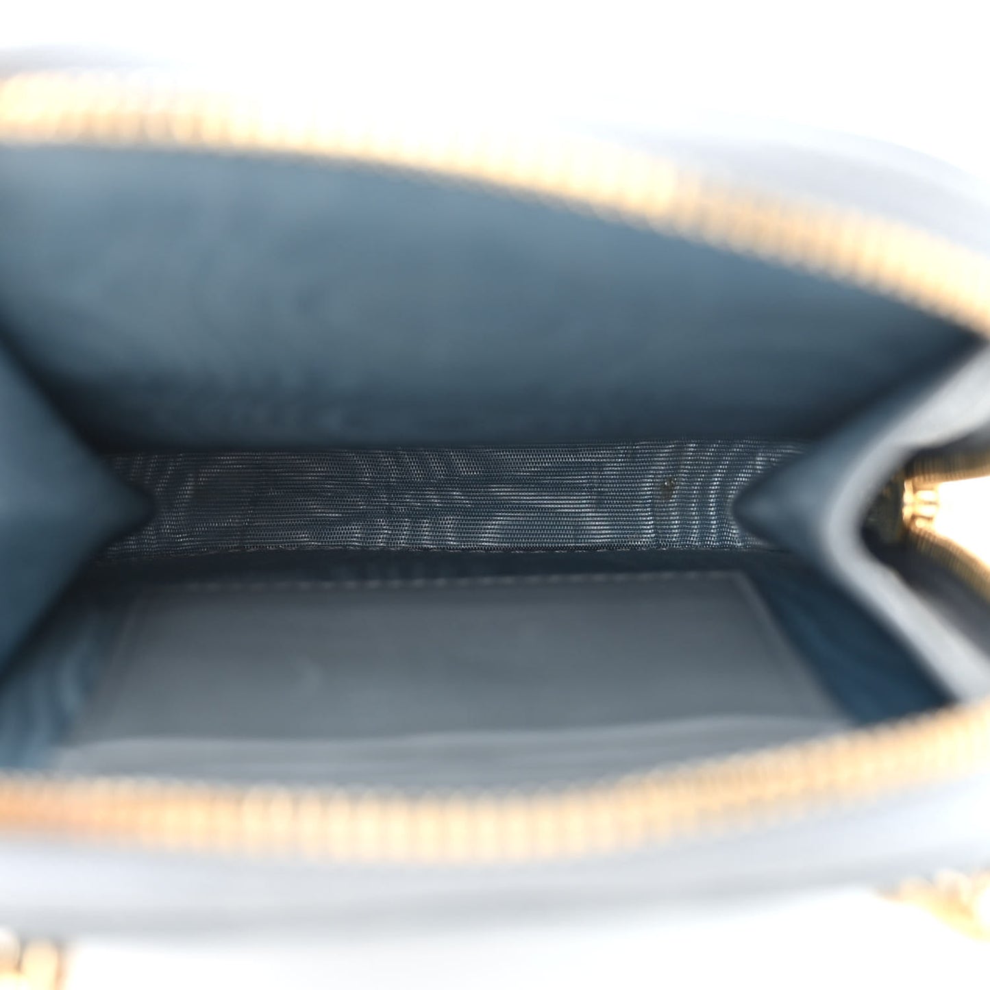 Lambskin Cannage Lady Dior Phone Holder Cloud Blue