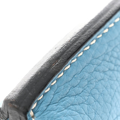 Hermes Taurillon Clemence Birkin 35 Blue Jean 13 of 16