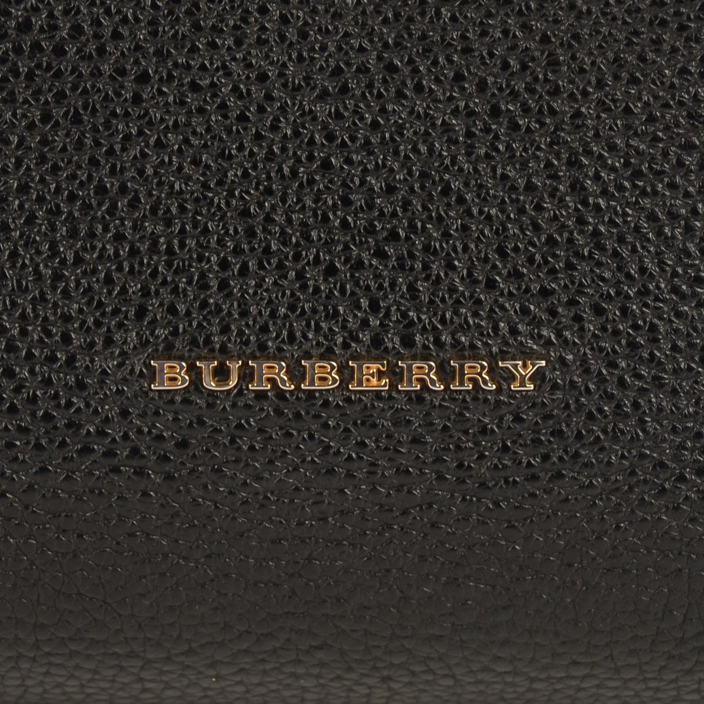 London Grainy Calfskin Medium Greenwood Bowling Bag Black