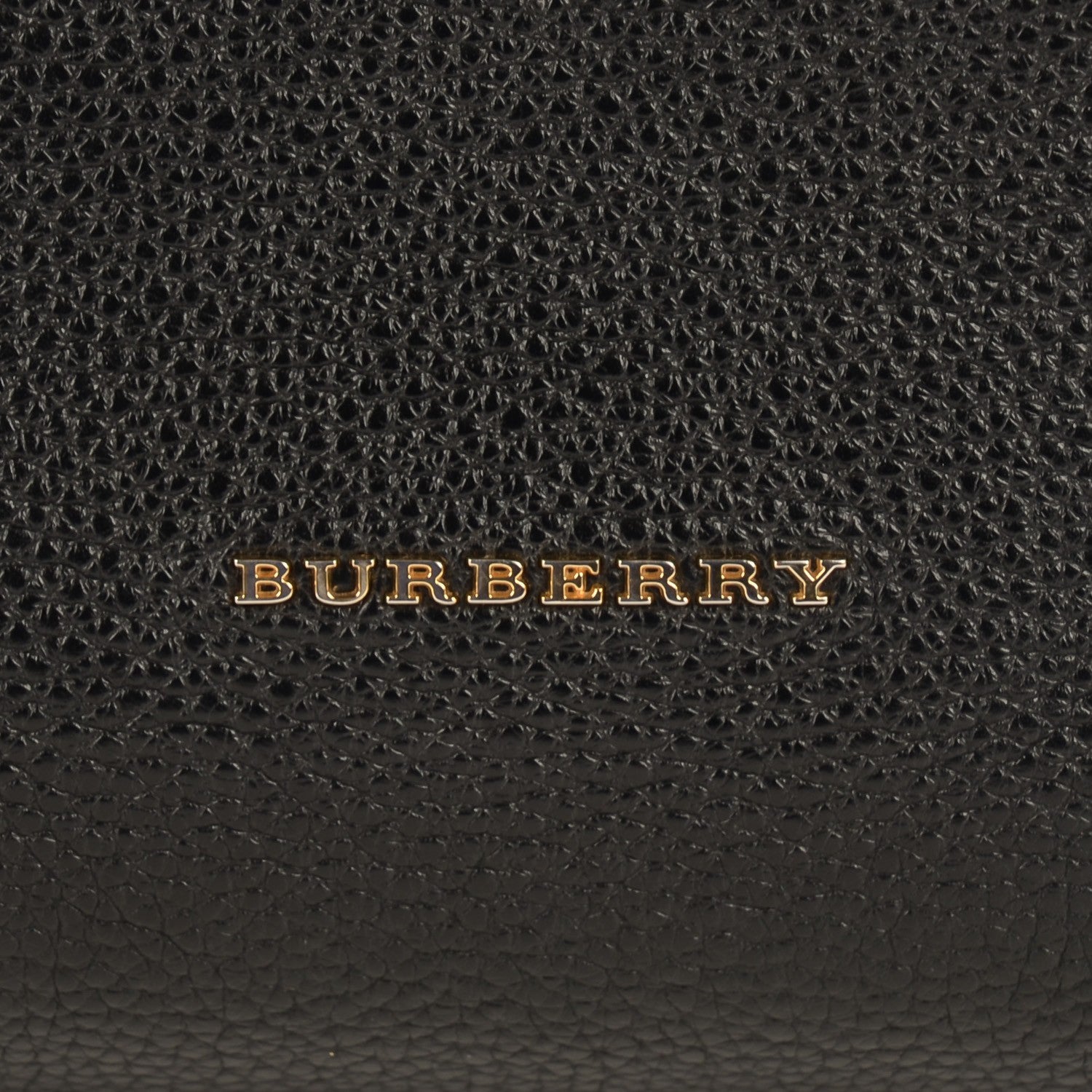 Burberry London Grainy Calfskin Medium Greenwood Bowling Bag Black 9 of 12