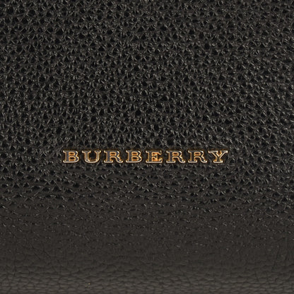 Burberry London Grainy Calfskin Medium Greenwood Bowling Bag Black 9 of 12
