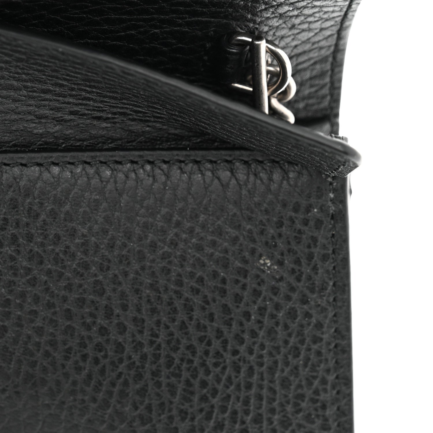 Gucci Calfskin Super Mini Dionysus Shoulder Bag Black 10 of 11