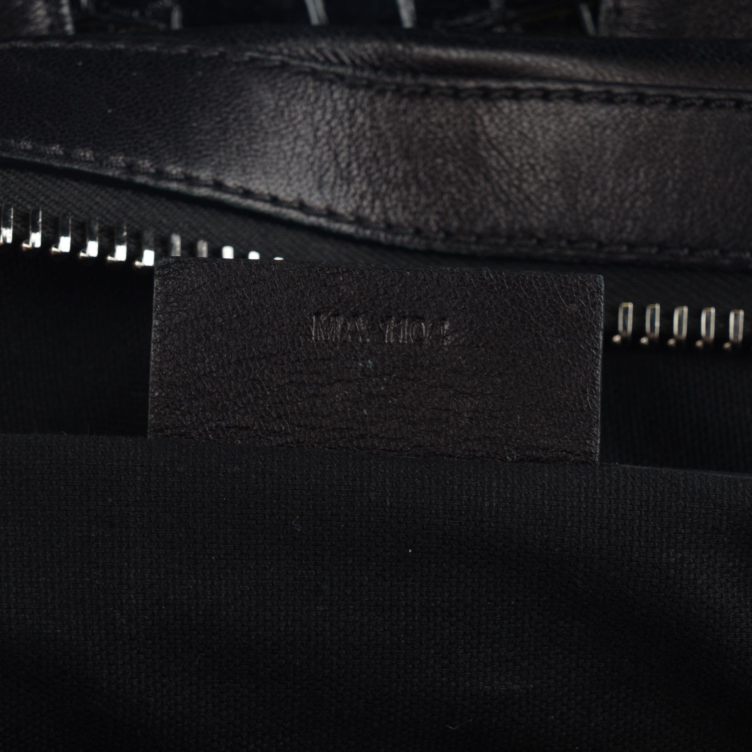 Givenchy Calfskin Crocodile Embossed Medium Nightingale Black 7 of 8