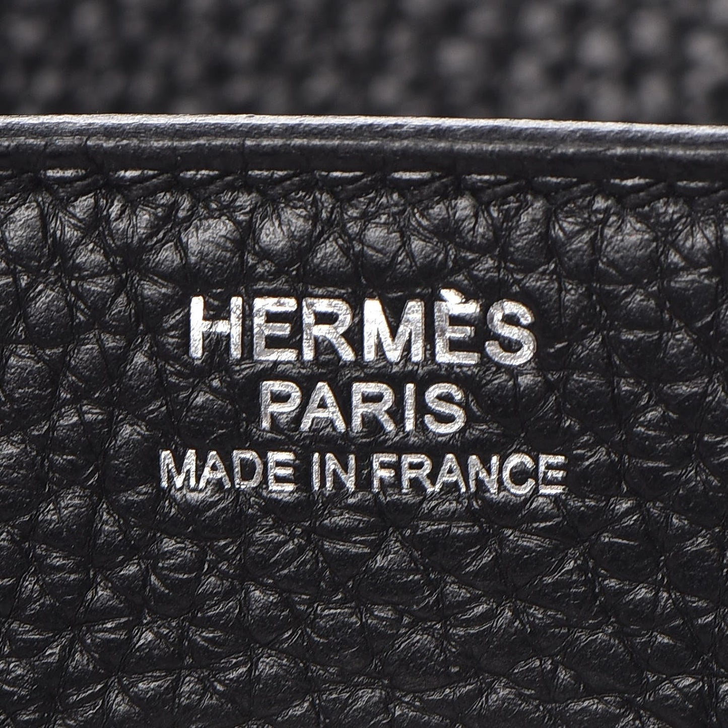 Taurillon Clemence Birkin 30 Black