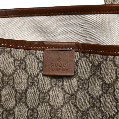 Gucci GG Plus Monogram Large Signature Web Loop Tote Brown 6 of 12