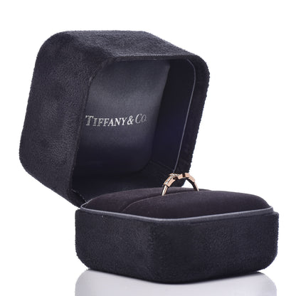 Tiffany 18K Rose Gold Diamond T Wire Ring 47 4.25 6 of 6
