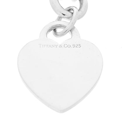 Tiffany Sterling Silver Heart Tag Charm Bracelet 5 of 5