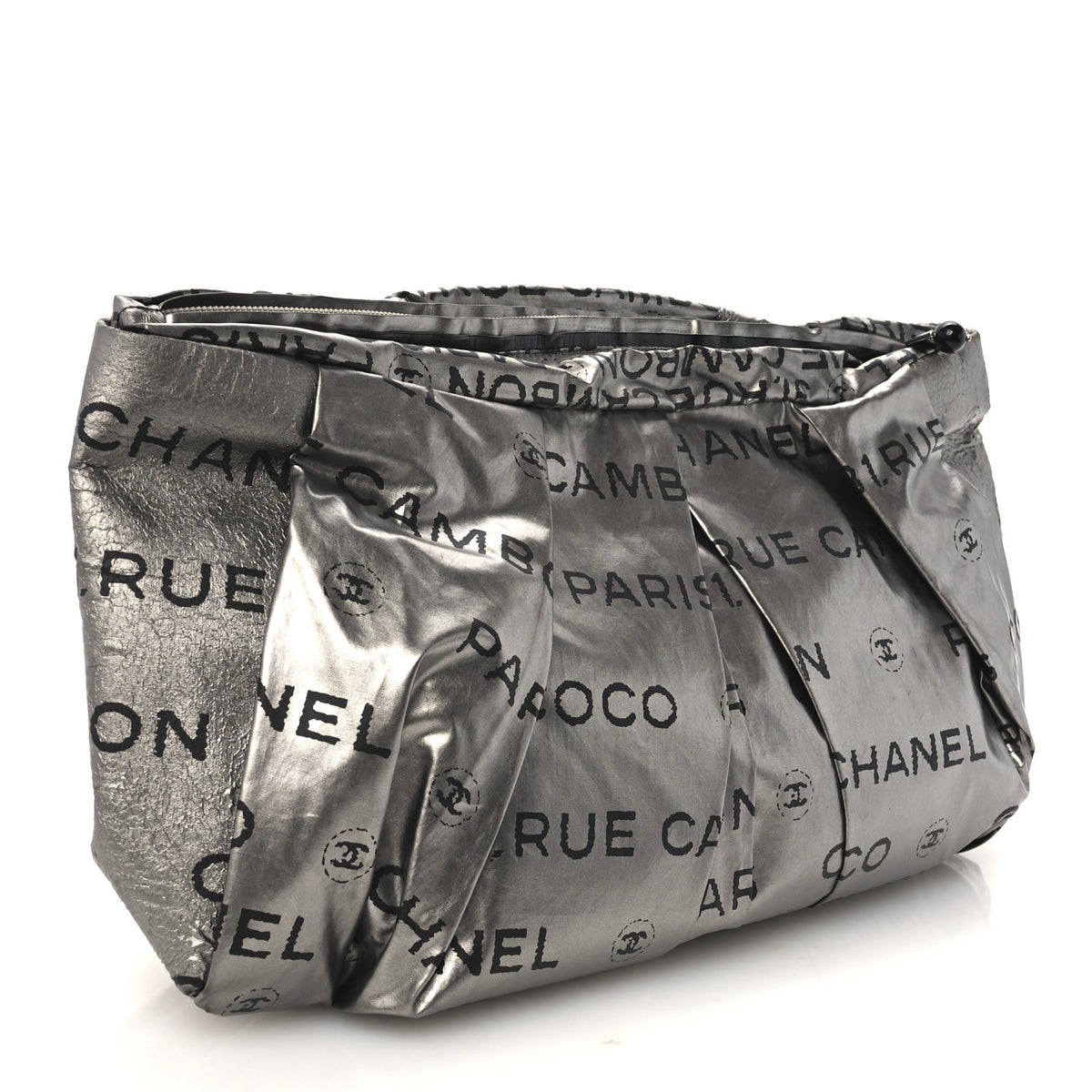 Coated Canvas Unlimited Clutch Silver