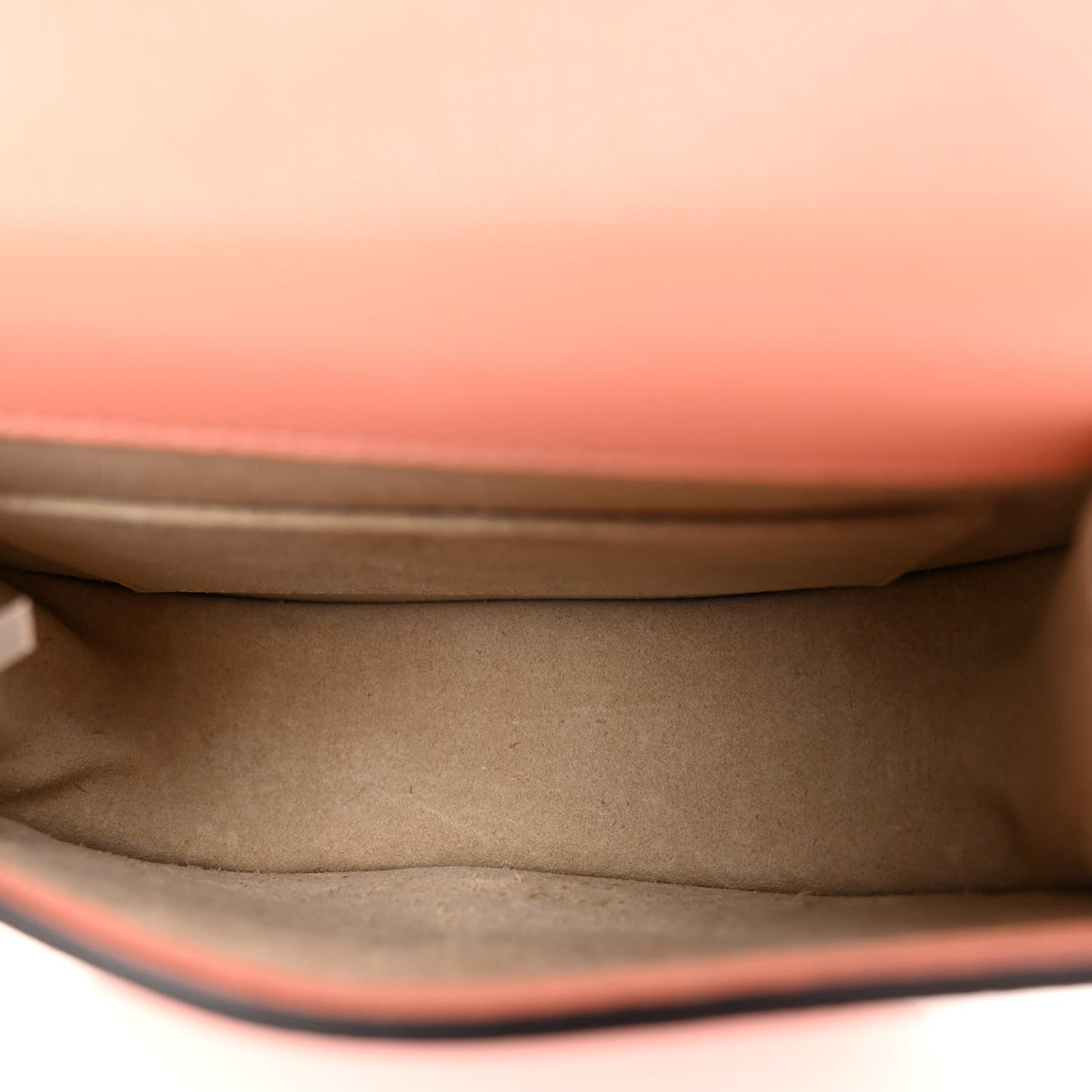 Calfskin Suede Small Nile Bracelet Bag Ideal Blush