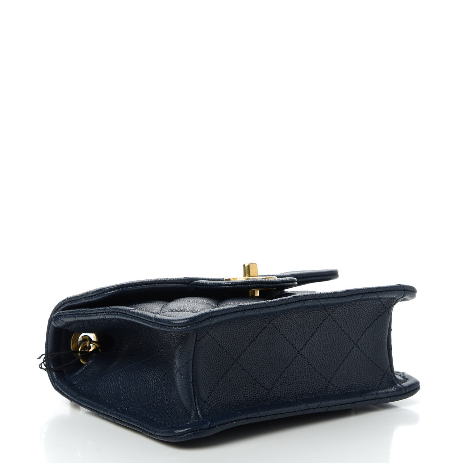 Chanel Caviar Quilted Mini Sweet Classic Flap Navy Blue 4 of 10
