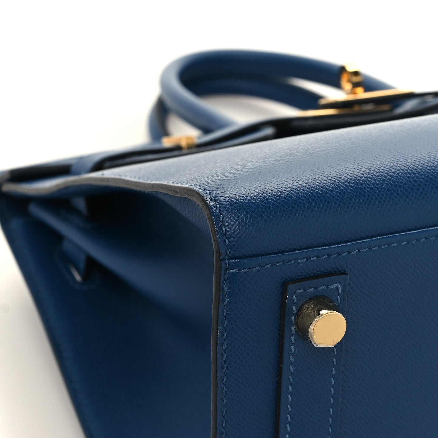 Madame Calfskin Birkin Sellier 25 Deep Blue