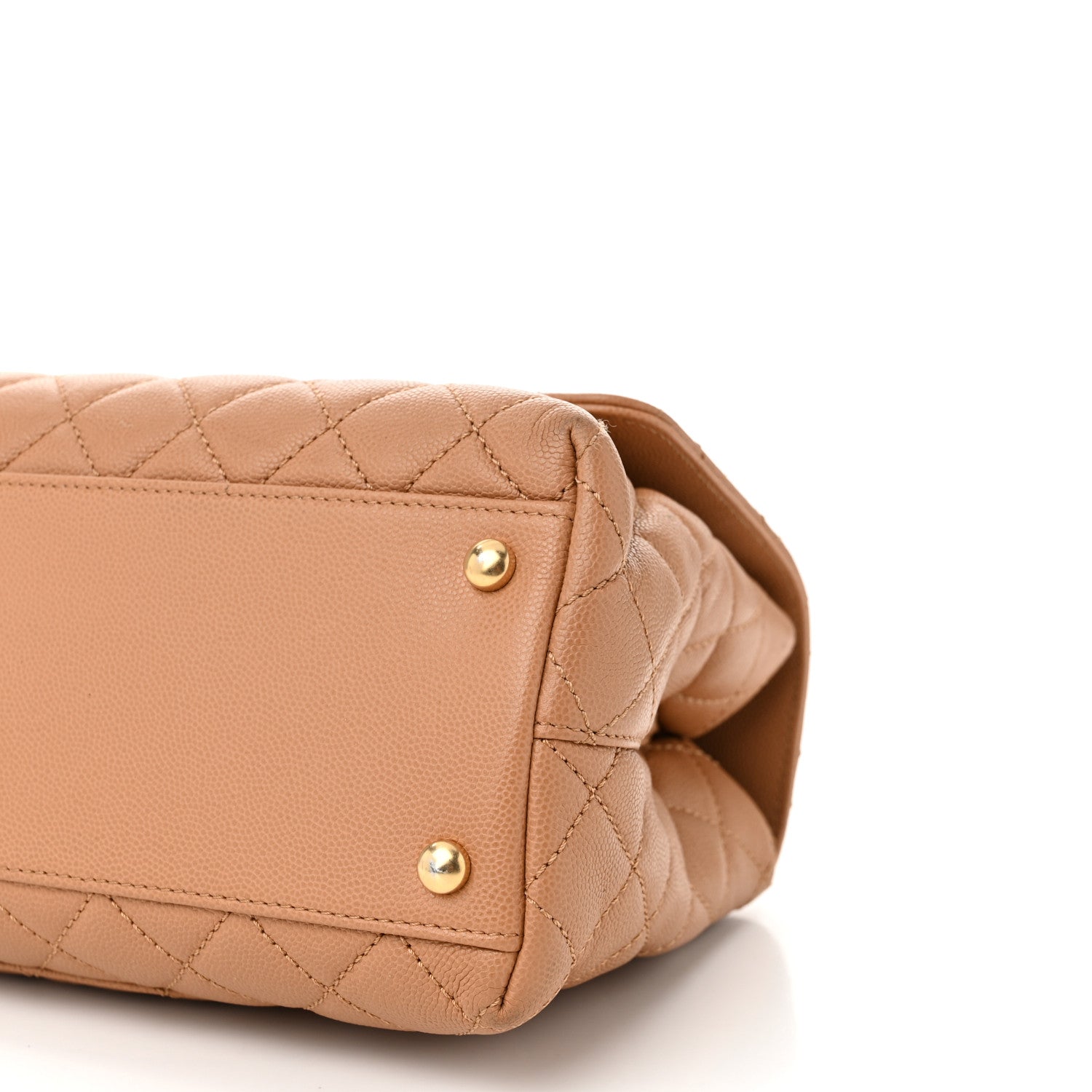 Chanel Caviar Quilted Small Coco Chain Handle Flap Brown 10 of 11