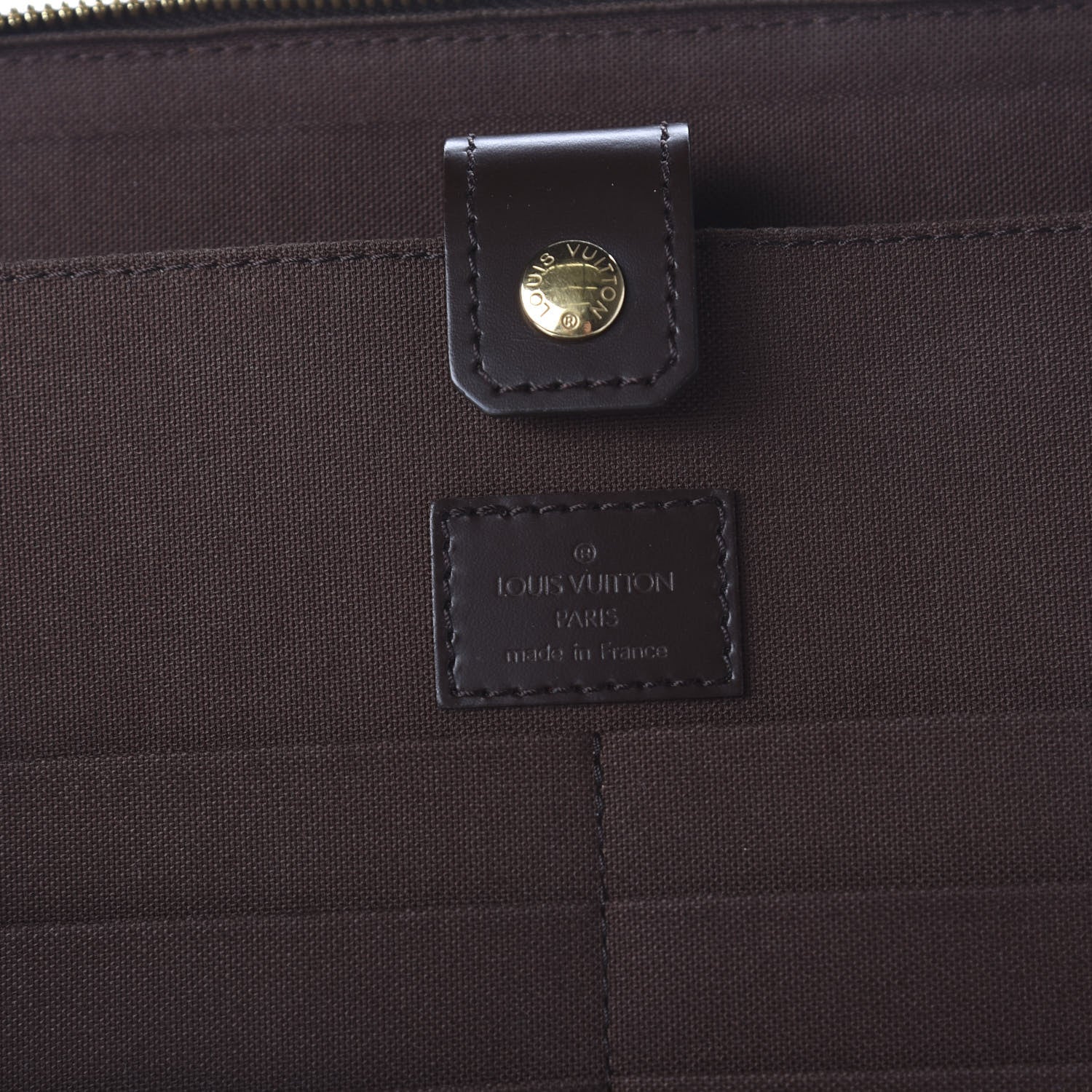 Louis Vuitton Damier Ebene Porte Ordinateur Sabana Computer Case 8 of 9