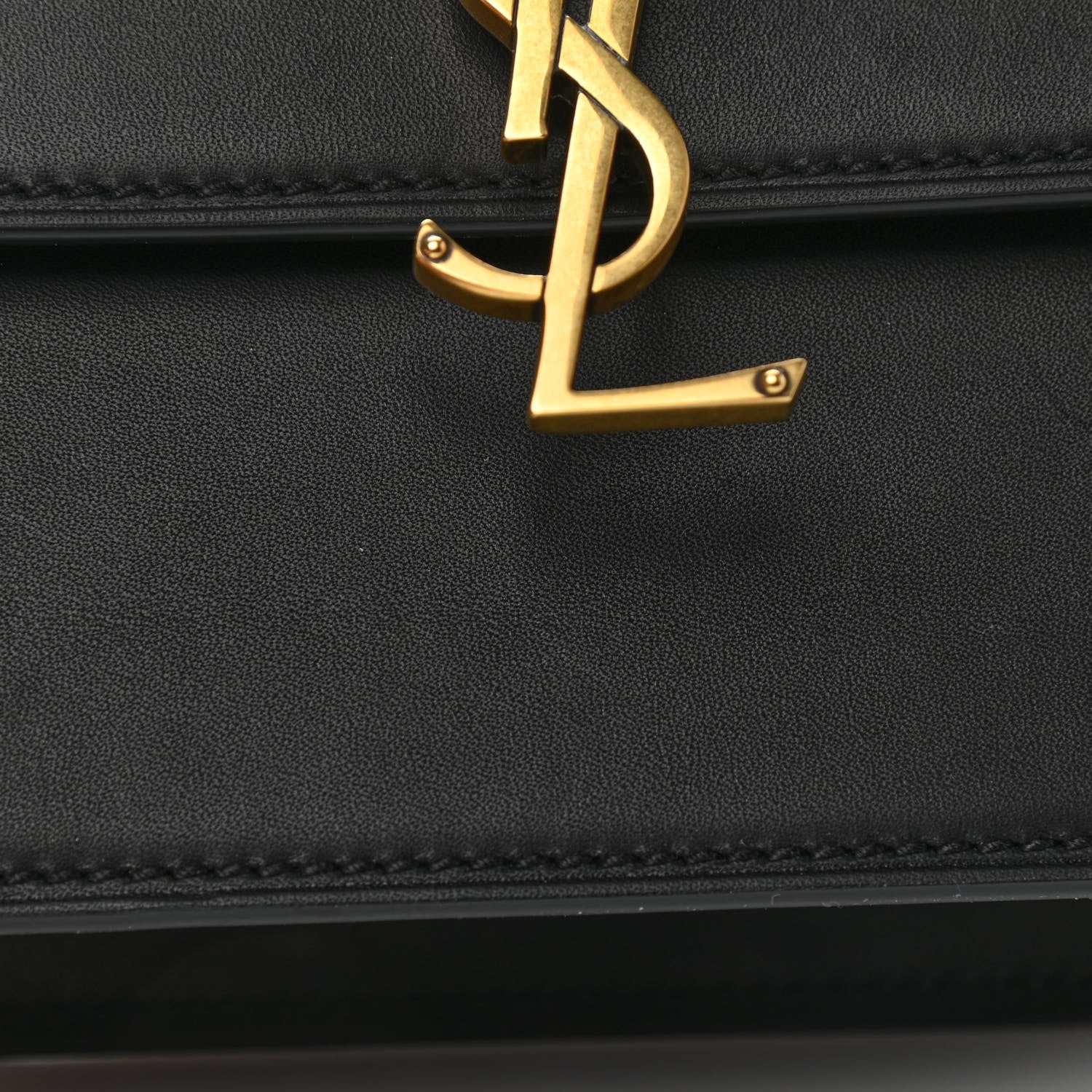 Saint Laurent Smooth Calfskin North South Kaia Satchel Black 12 of 13