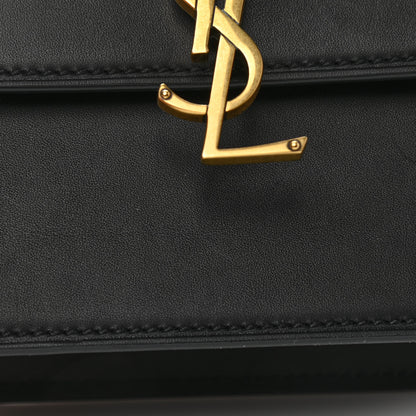 Saint Laurent Smooth Calfskin North South Kaia Satchel Black 12 of 13