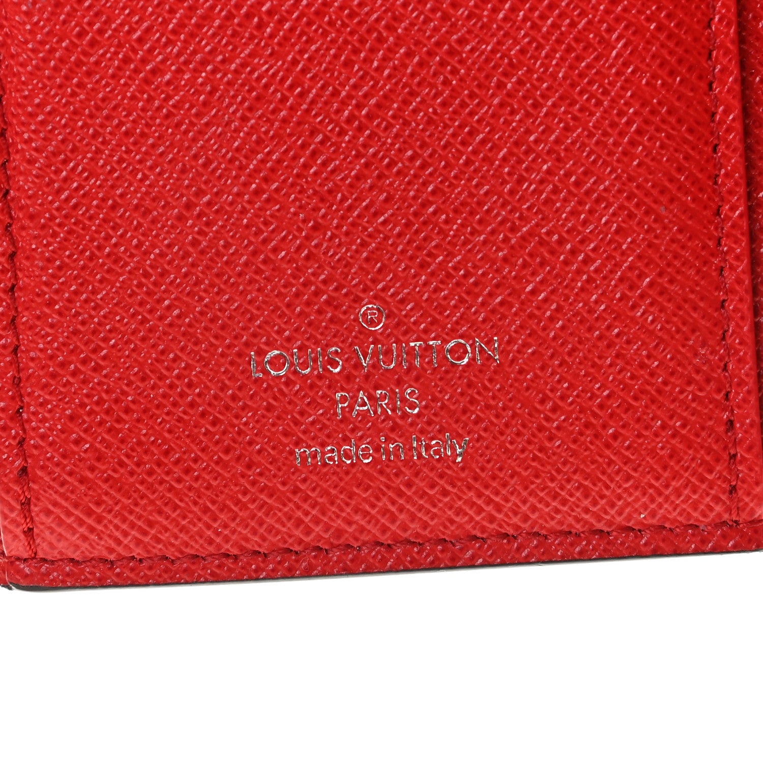 Louis Vuitton Monogram Escale Victorine Wallet Red 5 of 9
