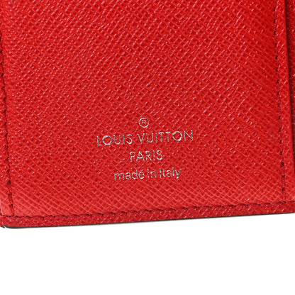 Louis Vuitton Monogram Escale Victorine Wallet Red 5 of 9