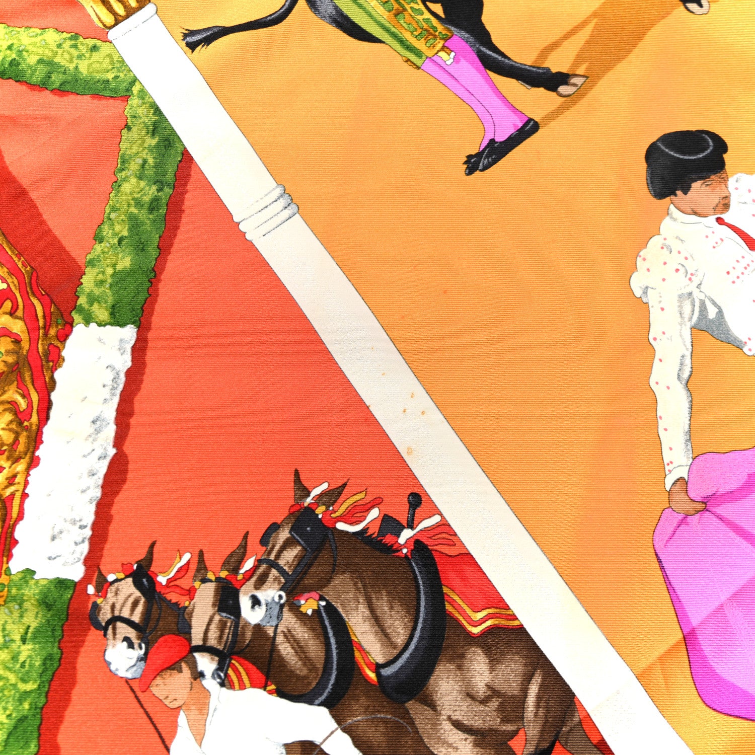 Hermes Silk Plaza De Toros Scarf 90 7 of 9