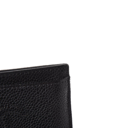 Chanel Caviar Timeless CC Card Holder Black 9 of 10