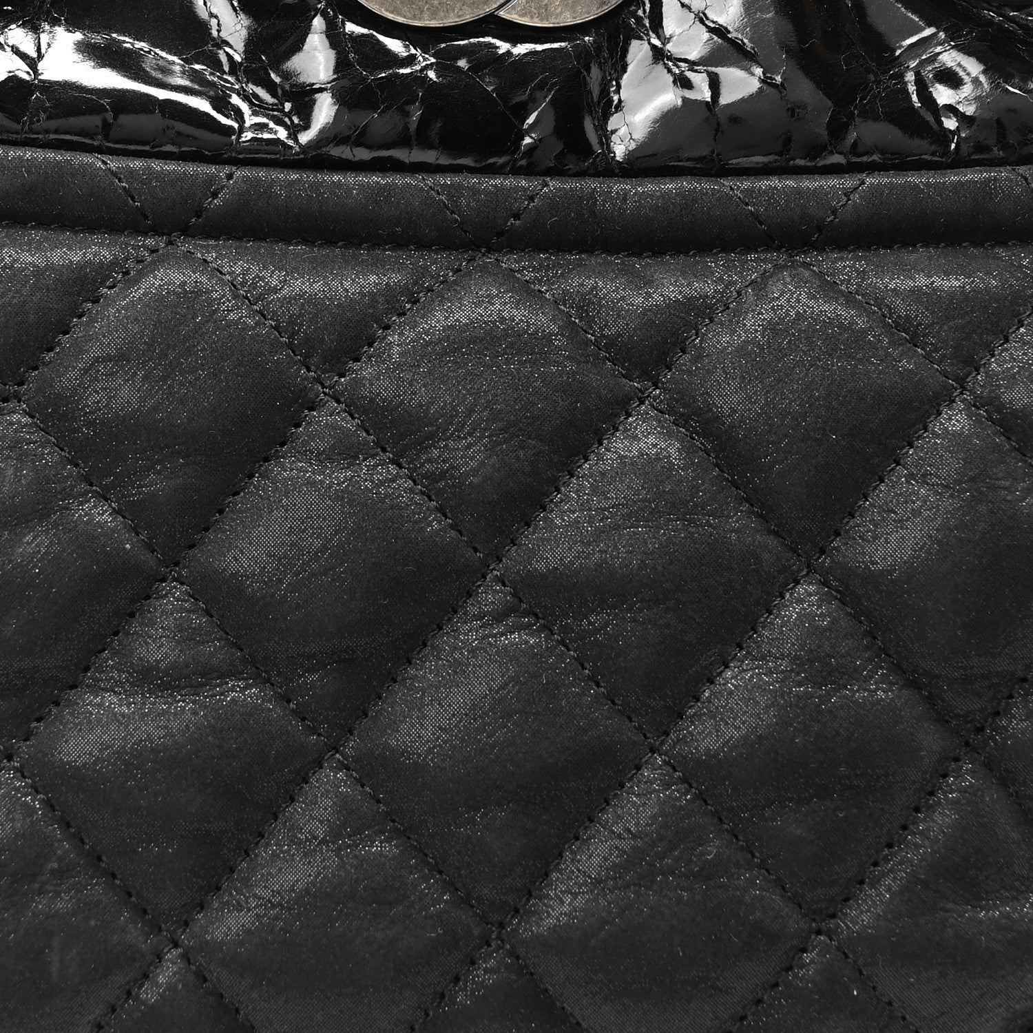 Chanel Iridescent Calfskin Small In The Mix Tote Black 8 of 10