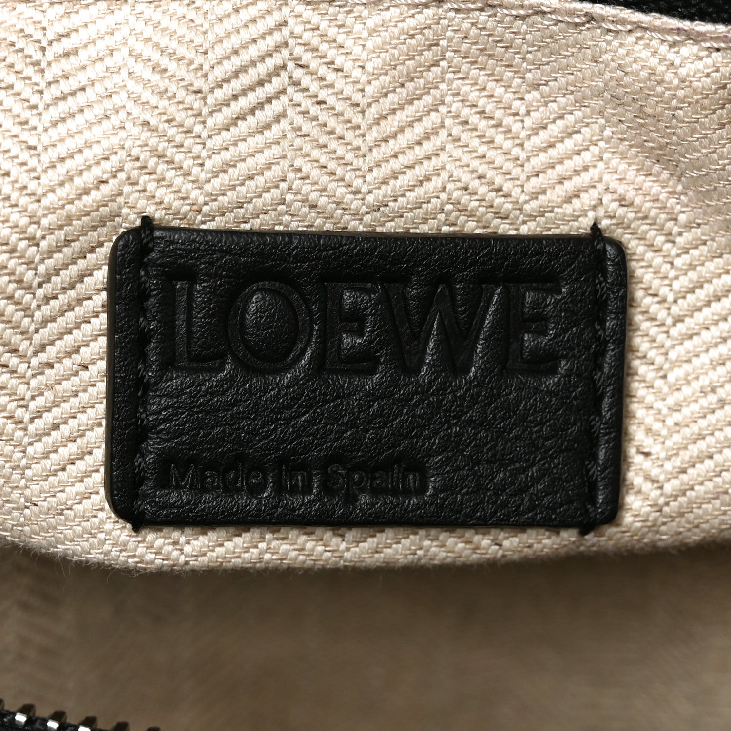Loewe Calfskin Medium Puzzle Bag Black 6 of 9
