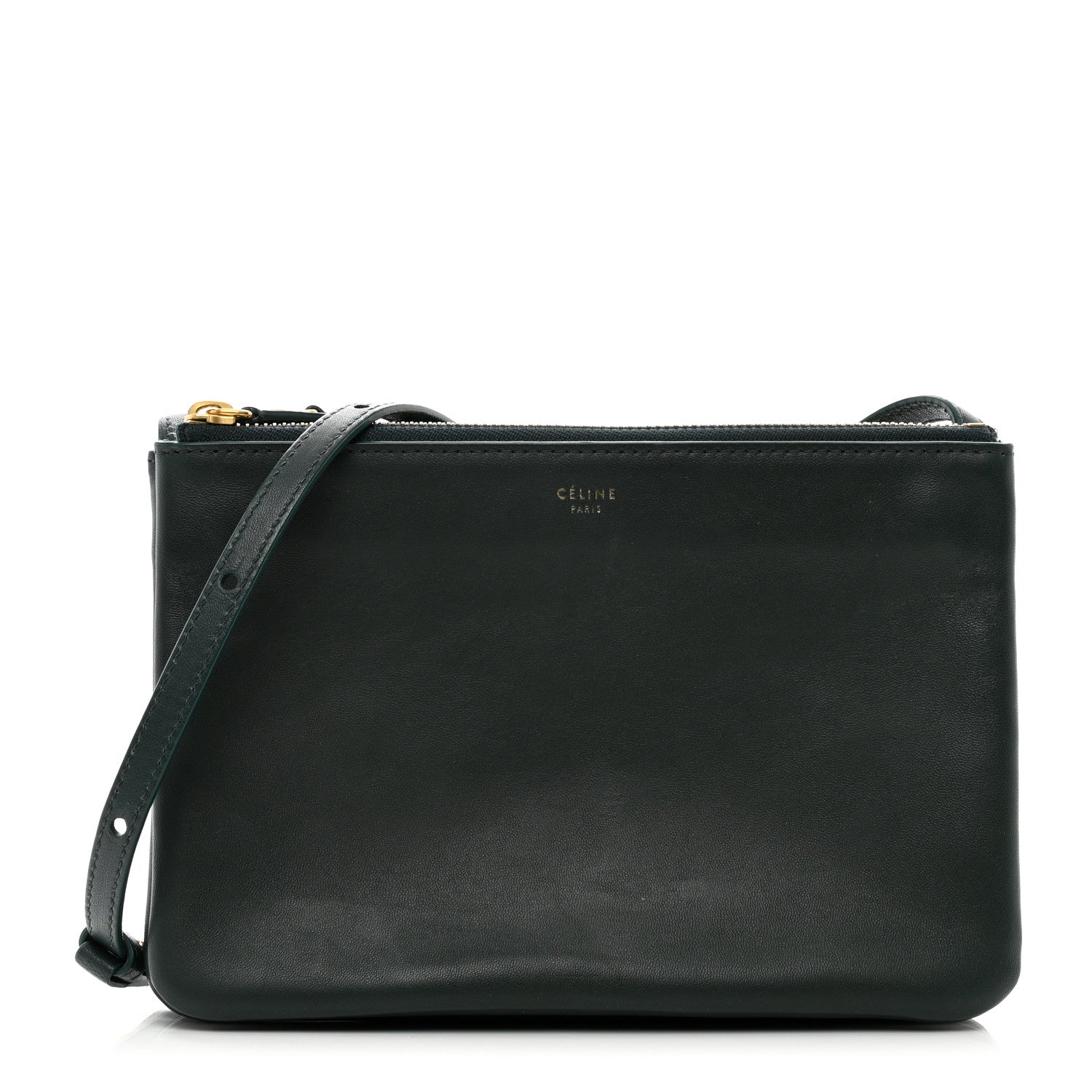 Celine Lambskin Small Trio Crossbody Bag Amazone 1 of 12