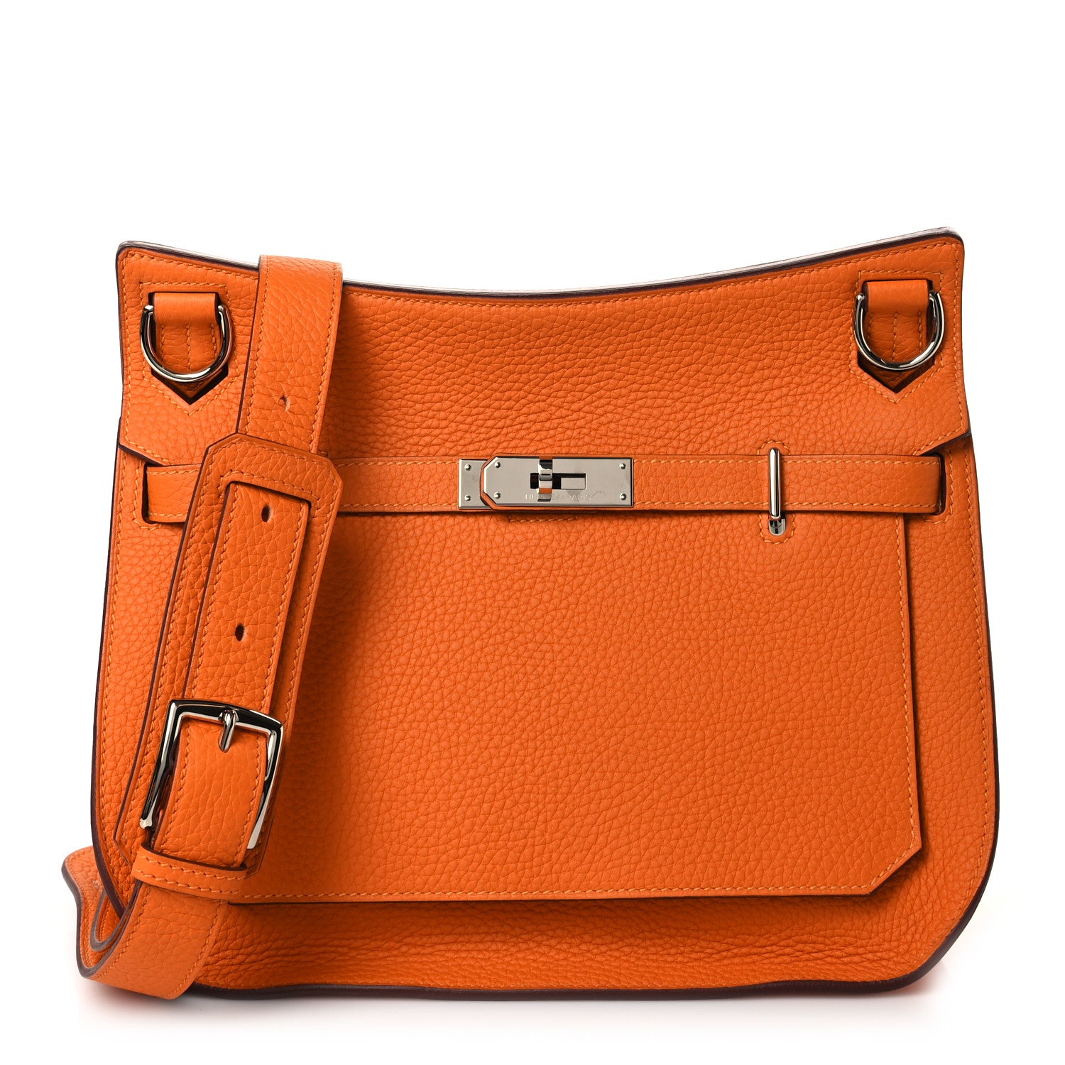 Hermes Taurillon Clemence Jypsiere 28 Abricot 1 of 9
